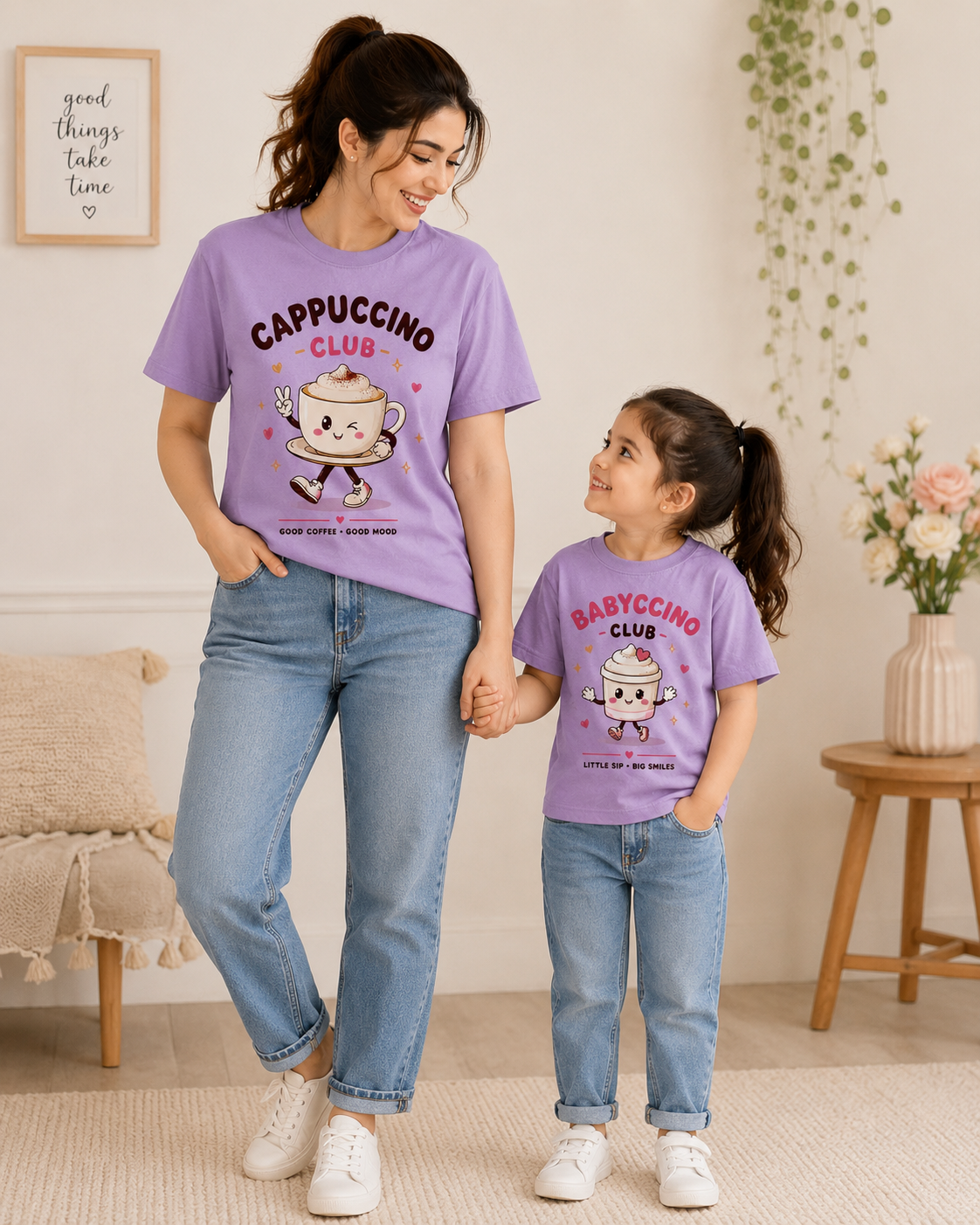 Cappuccino & Babyccino Twinning Tees