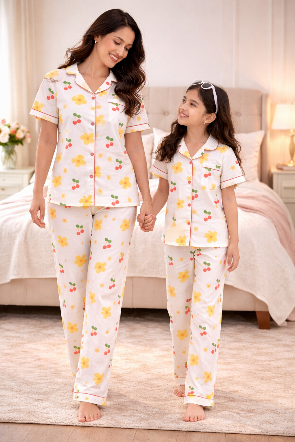 Cherry Bloom Twinning Set