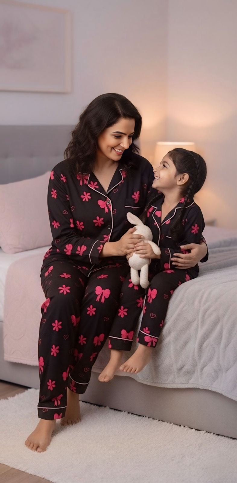 Pretty Petals Twinning Set |Full sleeves