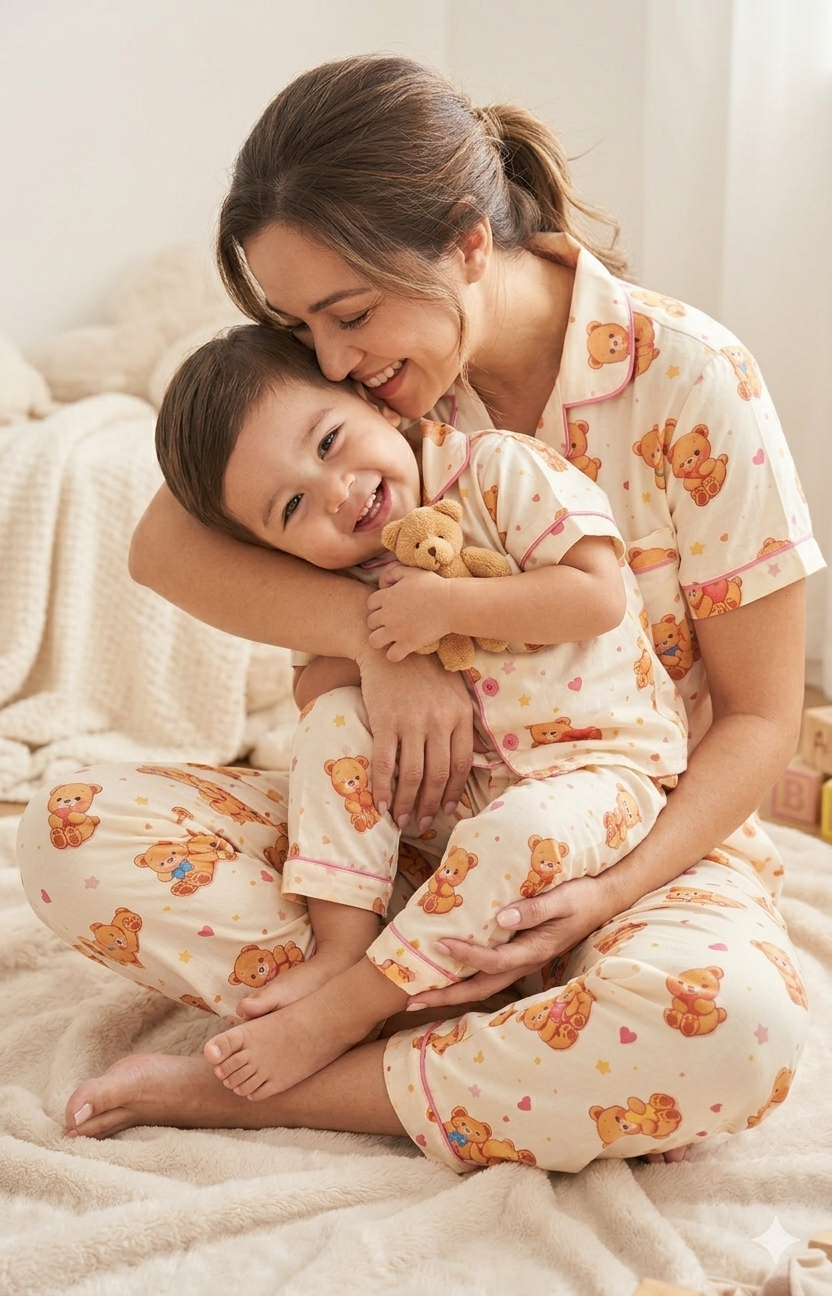 Teddy Cuddles Twinning Set