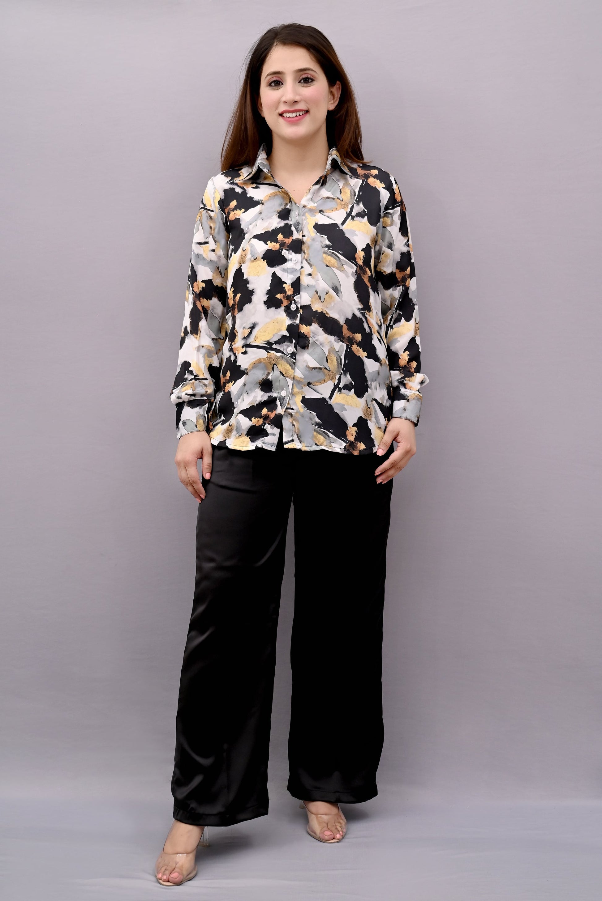 Elegant Noir | Shirt | Women