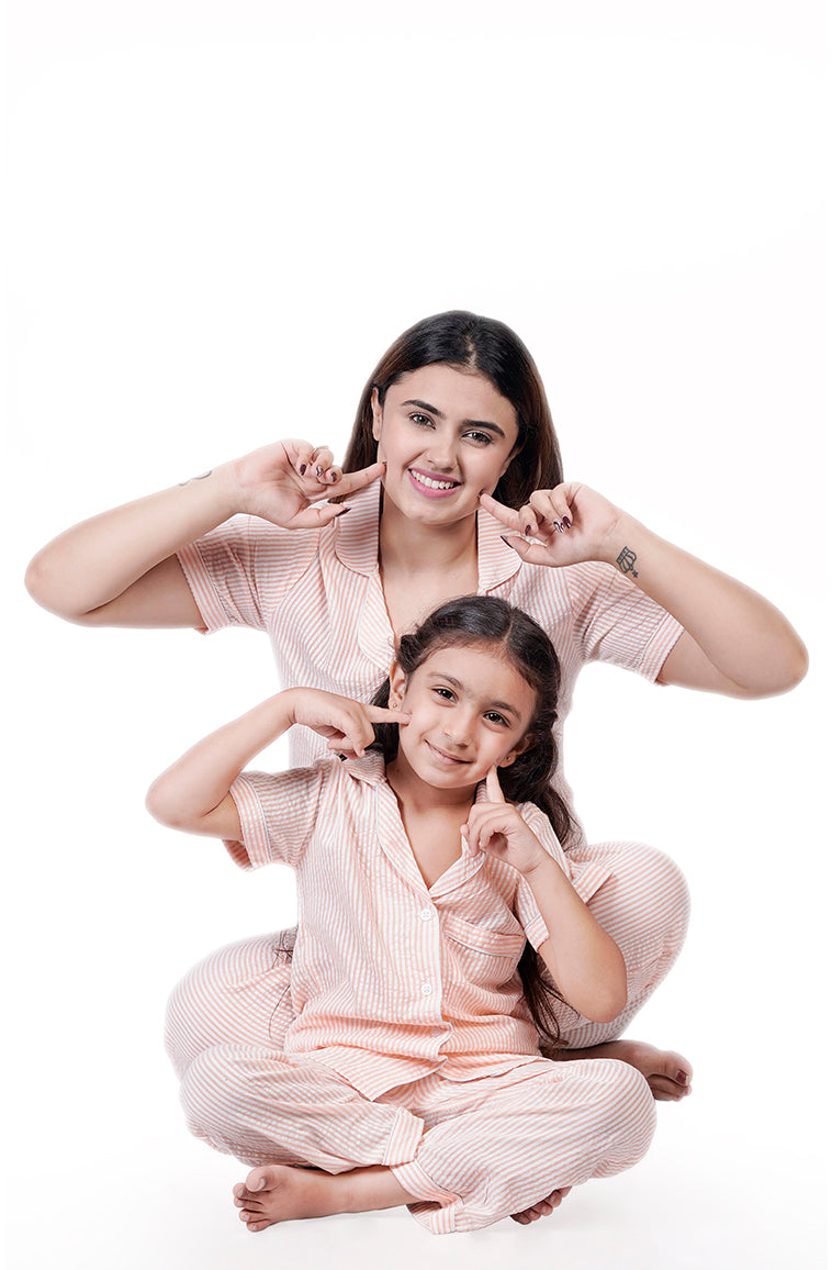 Peach Whisper Twinning Set BabyAmour