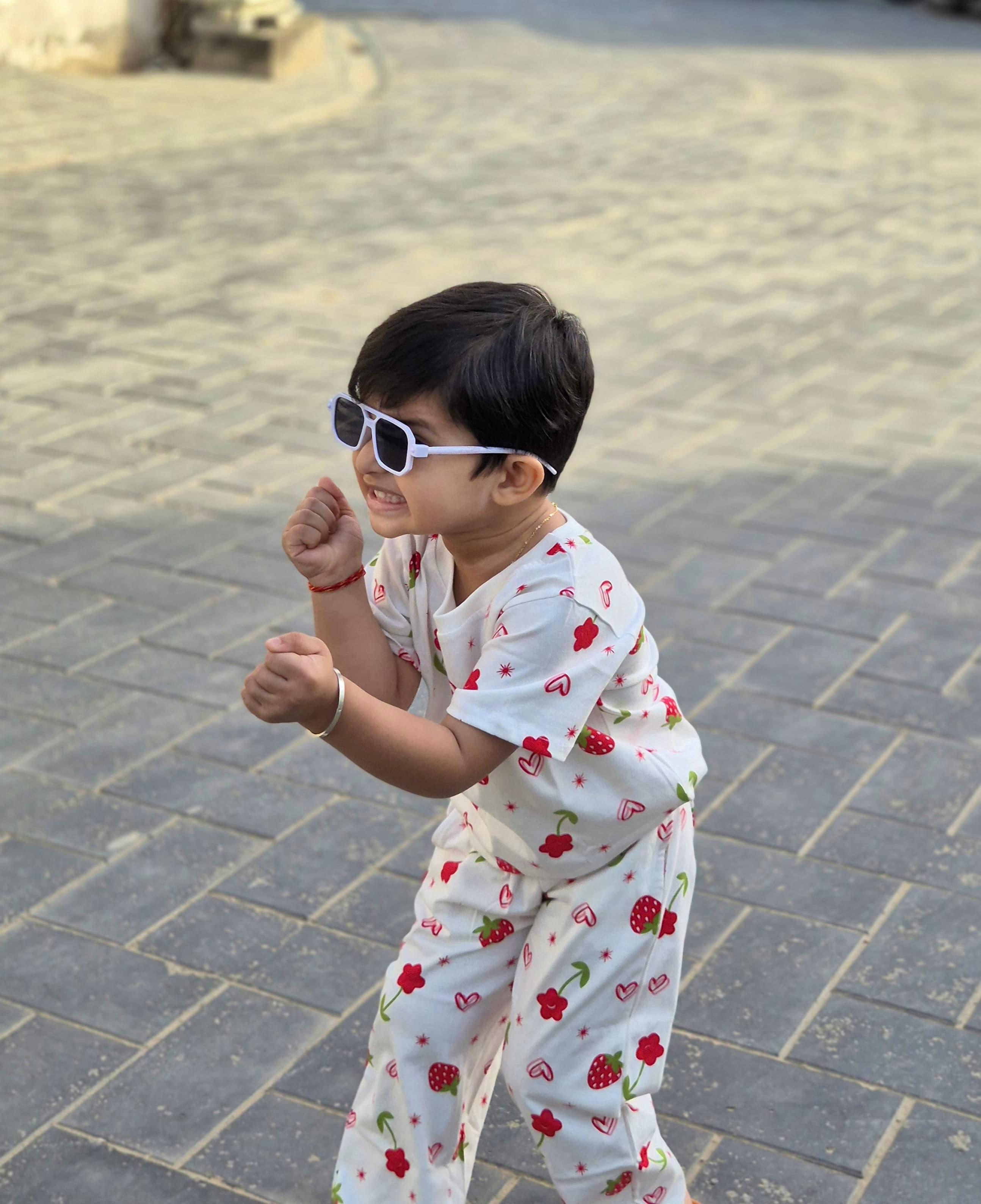Berry Bloom Nightsuit Set BabyAmour