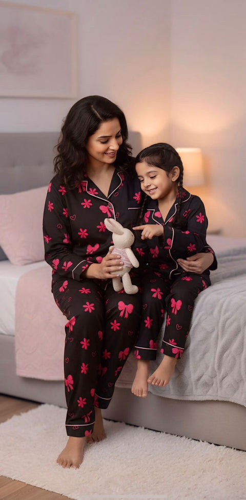 Pretty Petals Twinning Set |Full sleeves