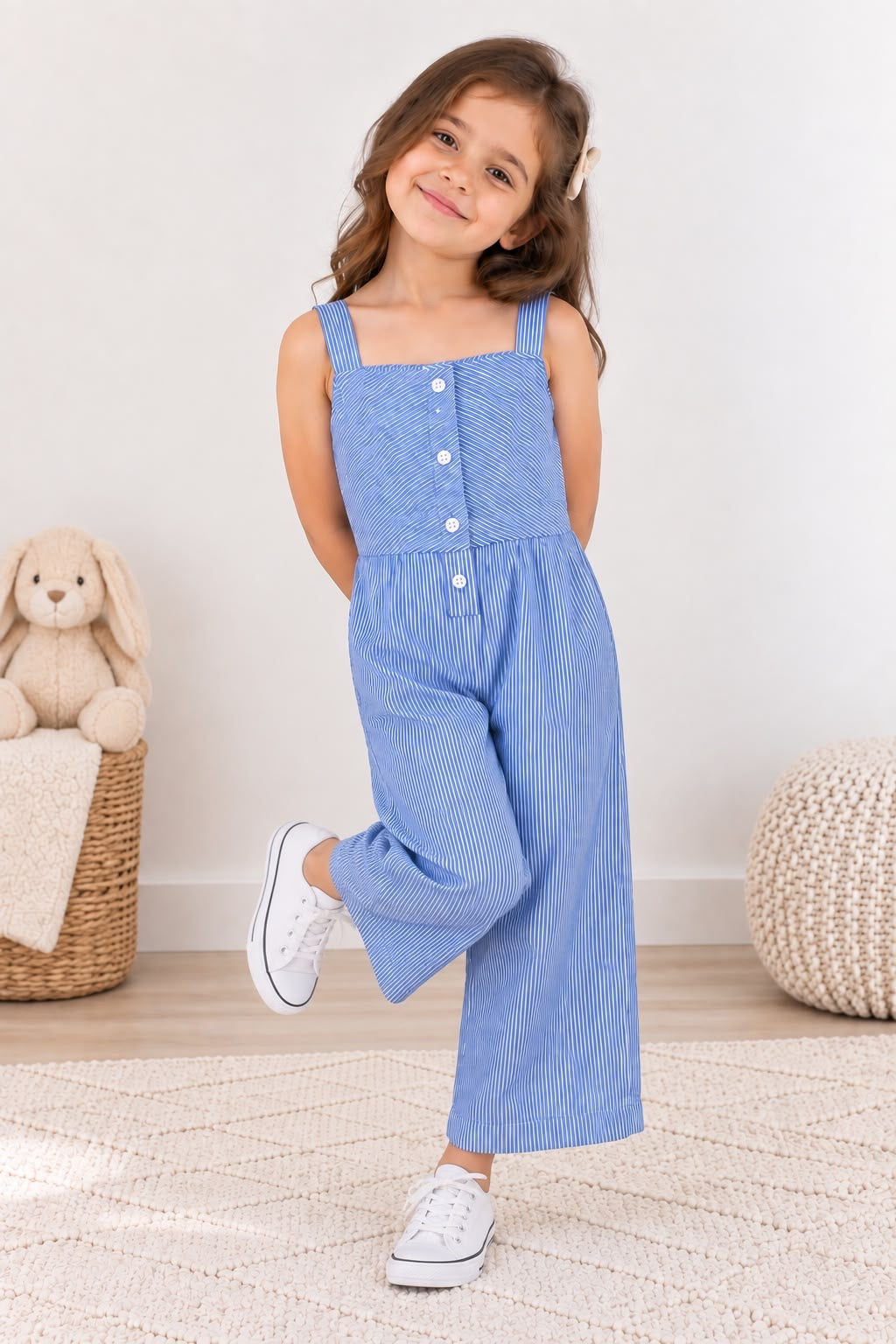 100% Cotton Blue Romper | Babies & Kids