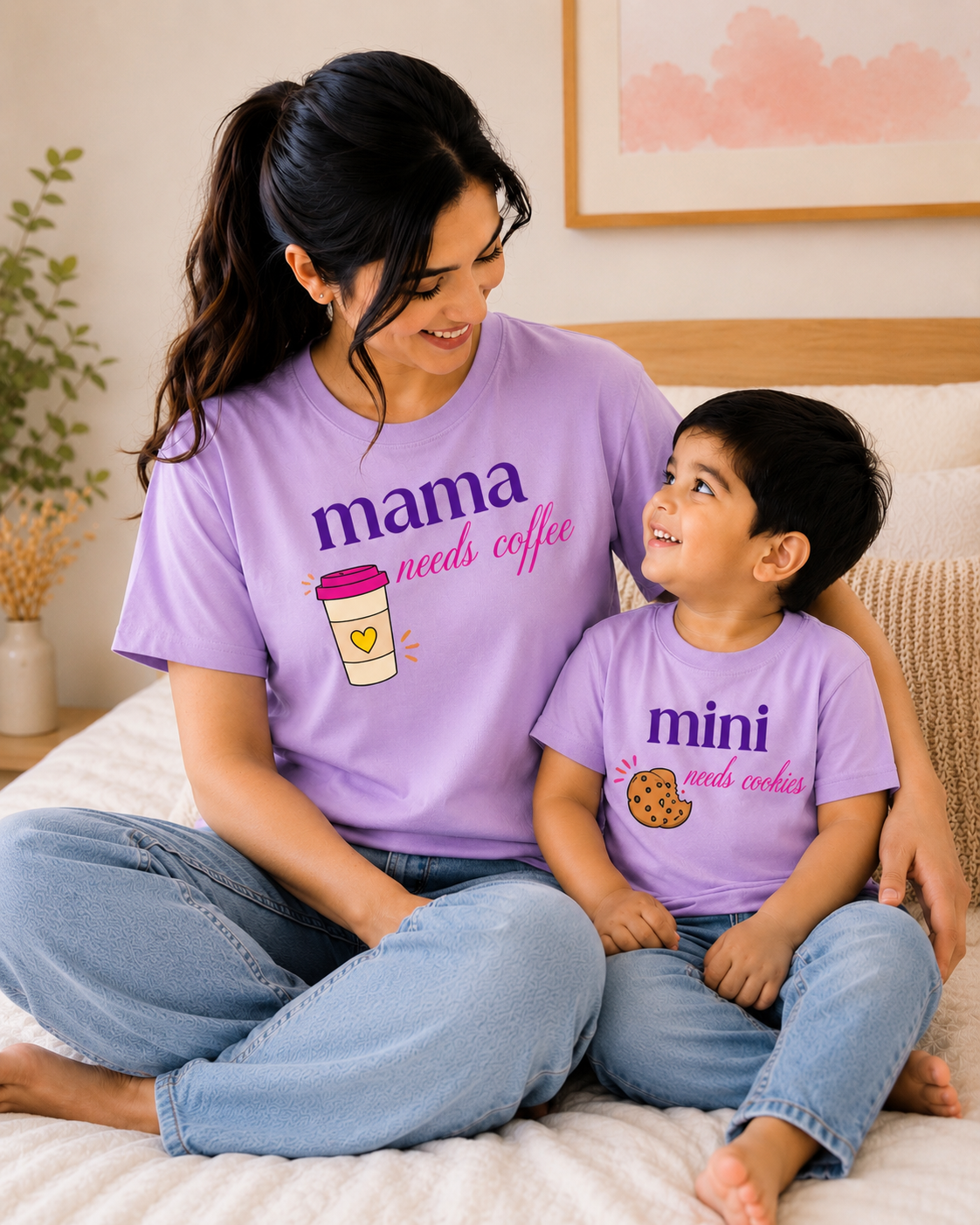 Coffee & Cookies Twinning Tees