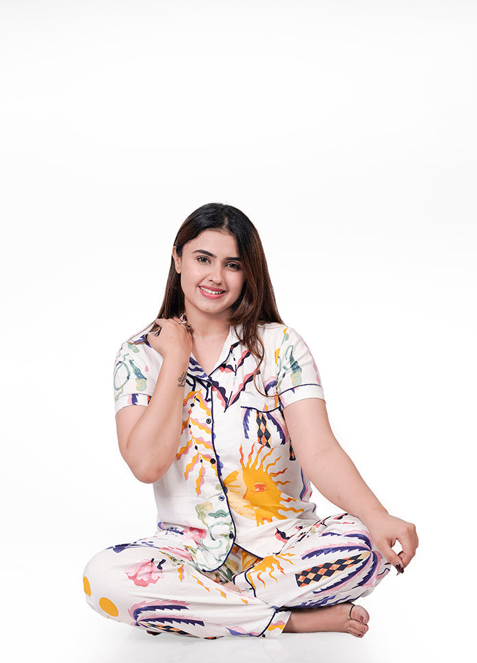 Sunset Vibes Nightsuit Set BabyAmour