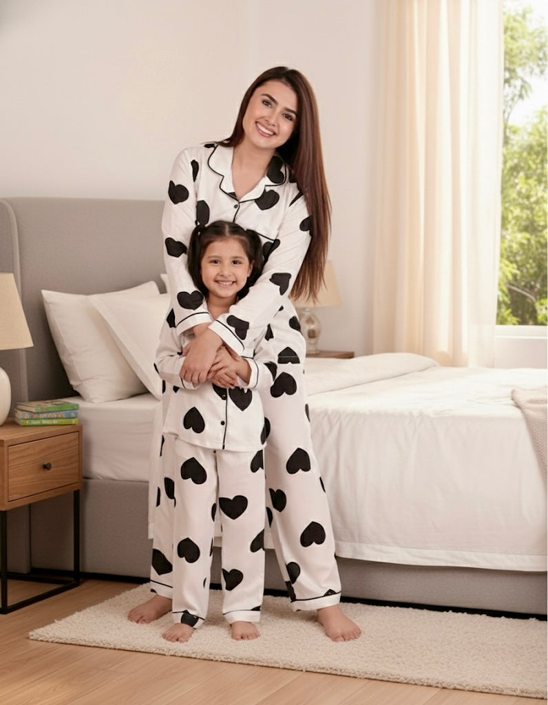 Mystic Hearts Twinning Set | Full Sleeves