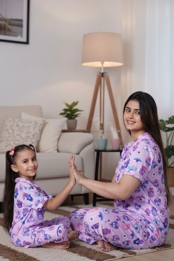 Evil Eye Twinning Set | Half Sleeves