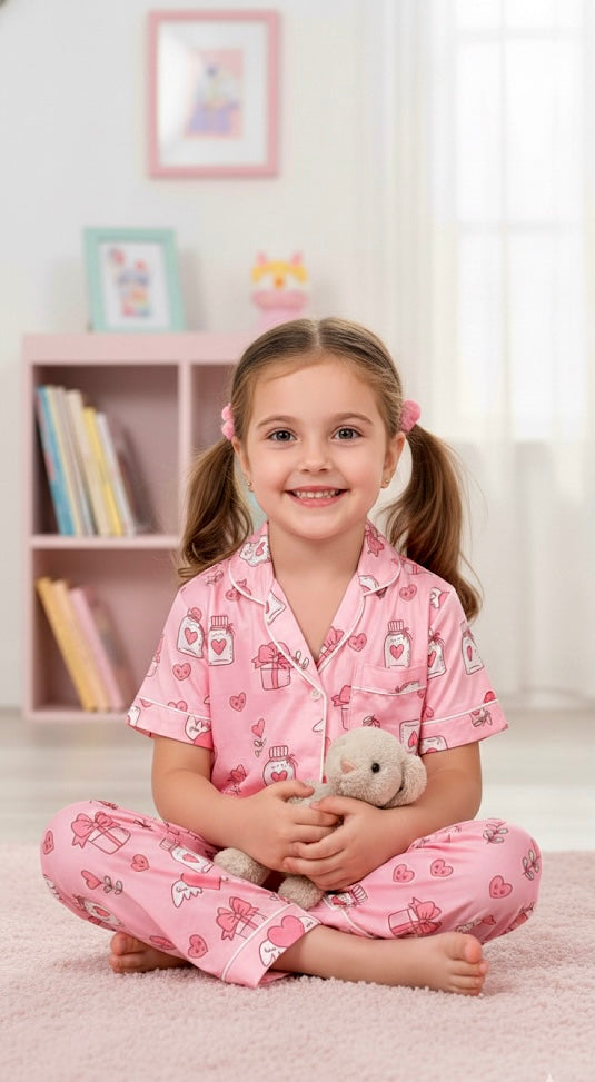 Love In A Jar Nightsuit Set