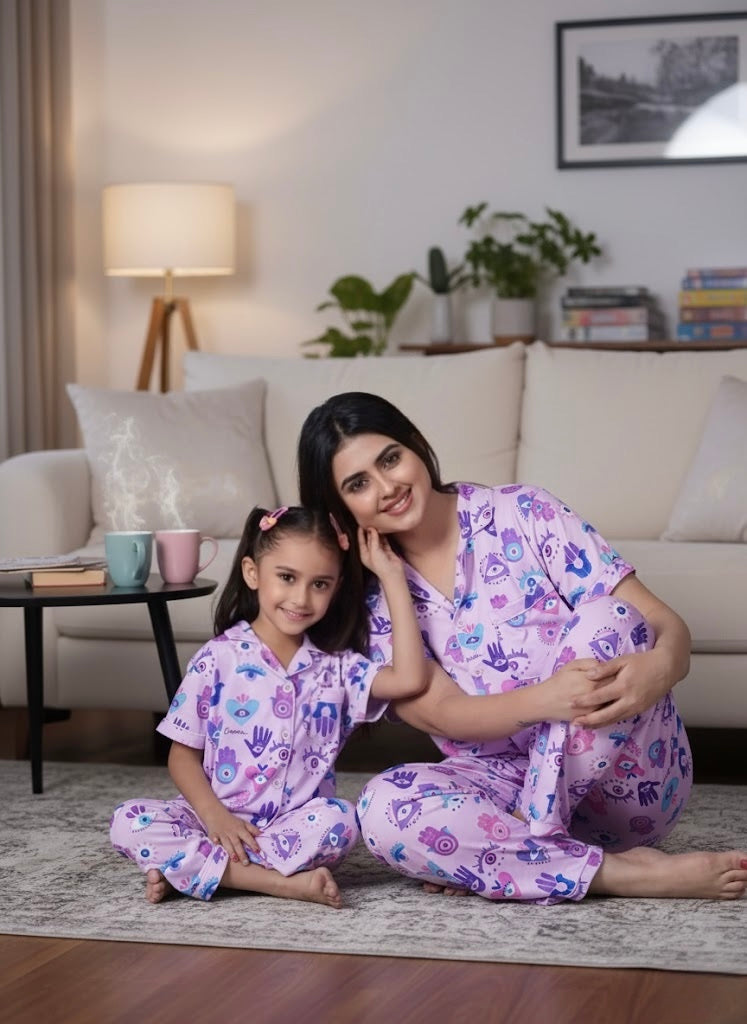 Evil Eye Twinning Set | Half Sleeves