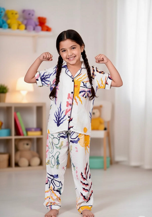 Sunset Vibes Nightsuit Set