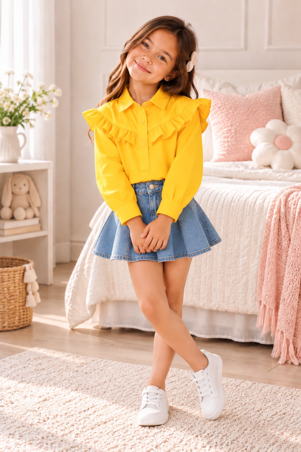 100% Cotton Mustard Yellow Shirt | Babies & Kids