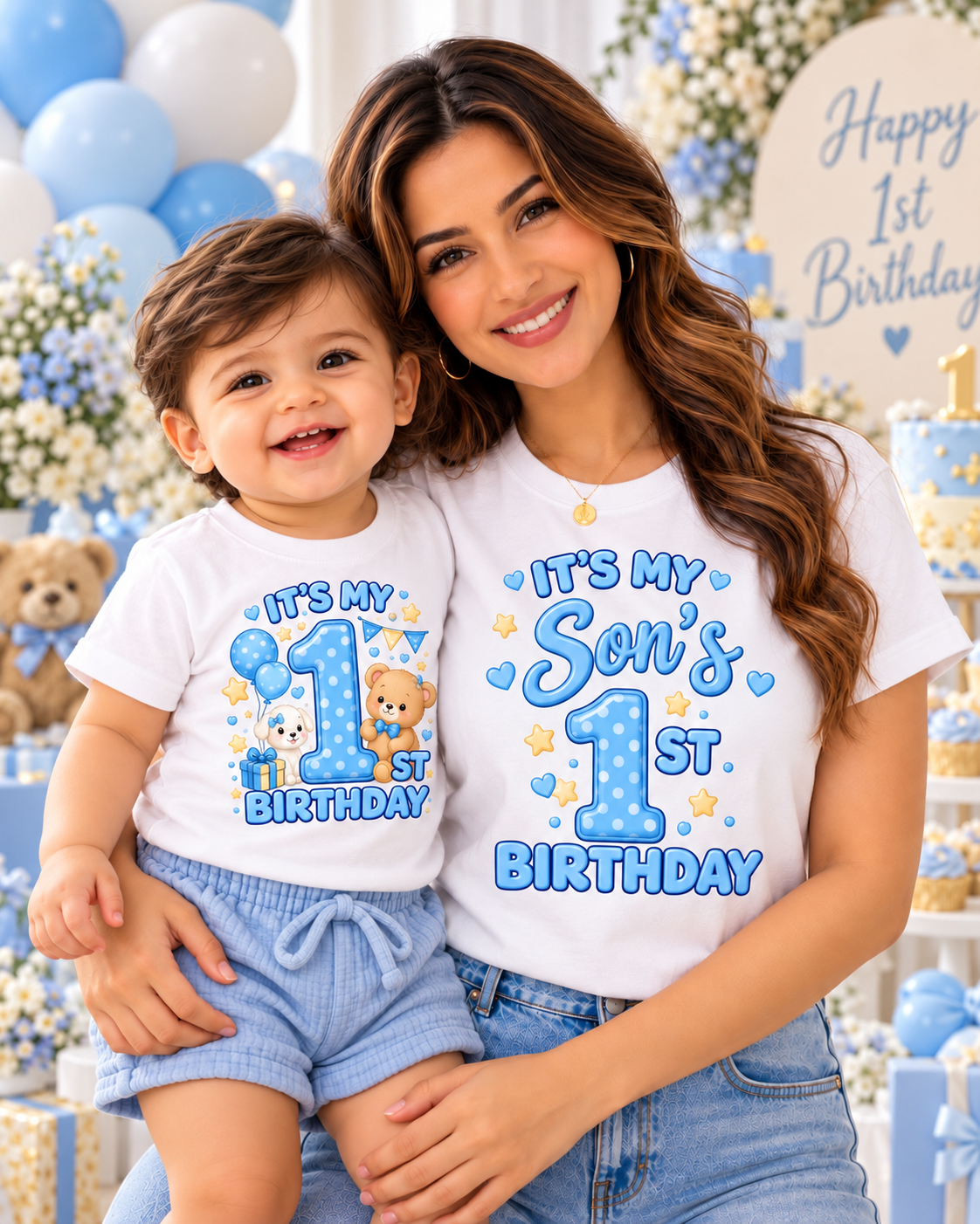 Mama & Birthday Boy Twinning Tees