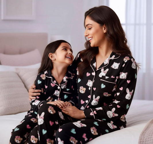 Bow & Meow Twinning Set | Full Sleeves