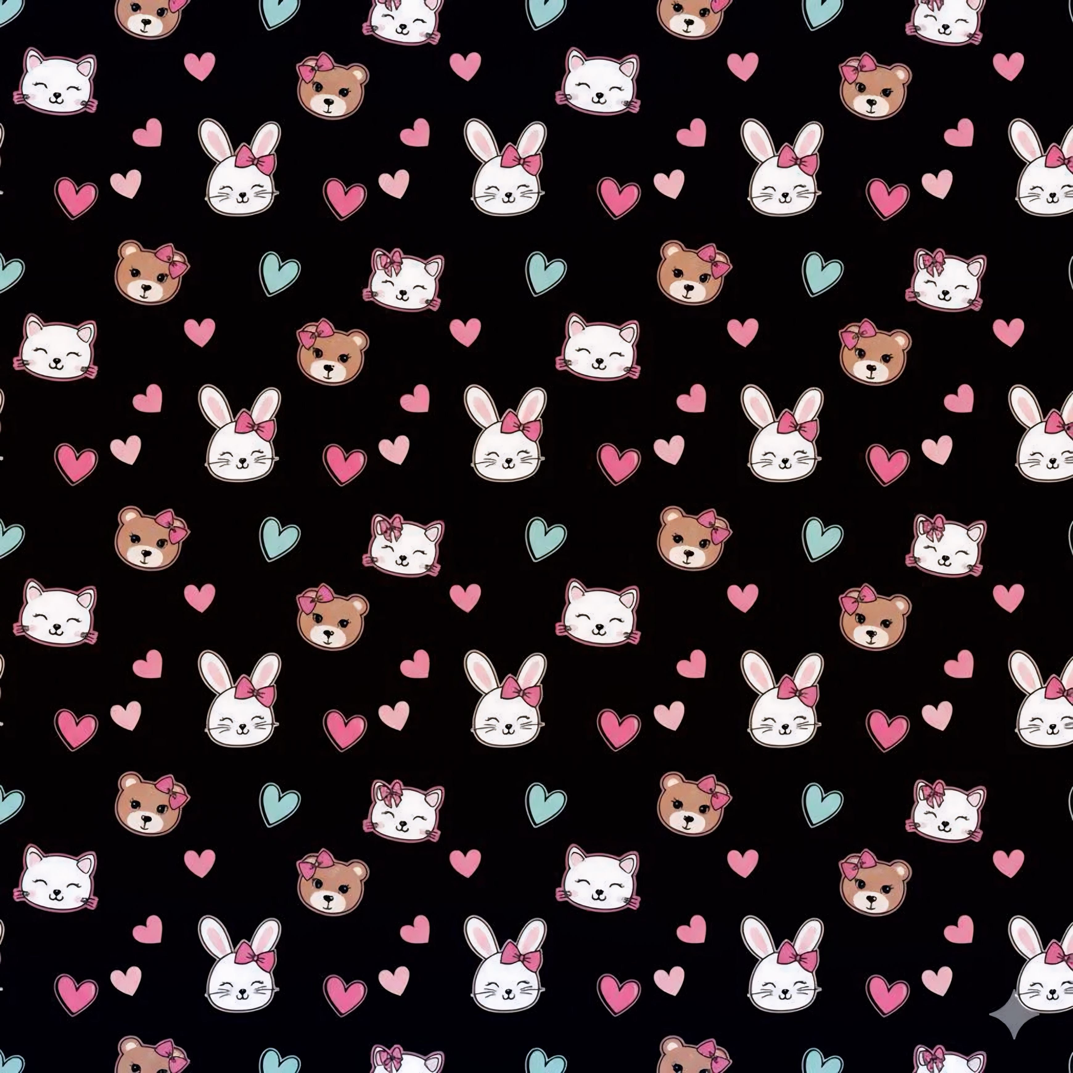 Bow & Meow Twinning Set | Full Sleeves