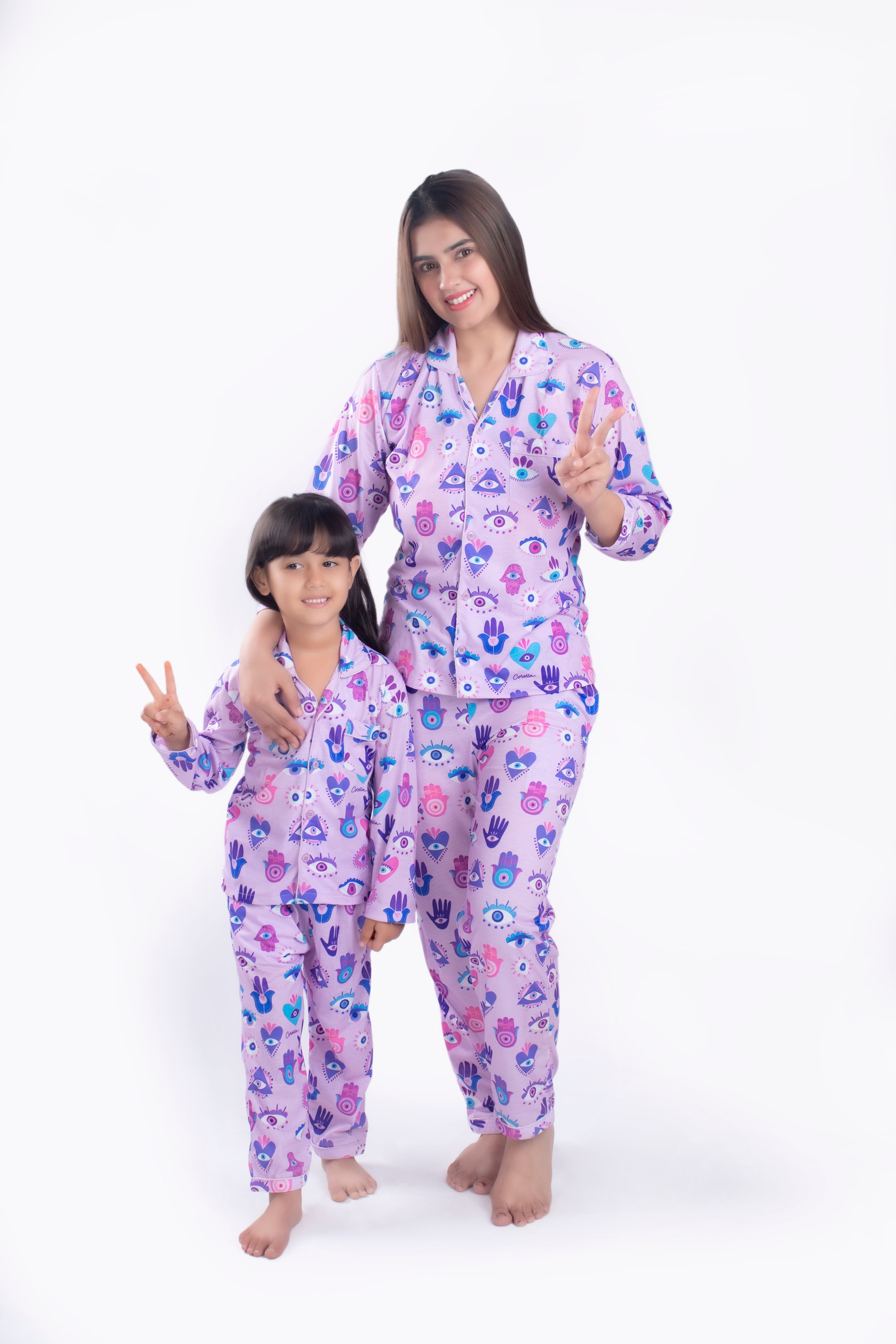 Evil-Eye Full Sleeves Twinning Set BabyAmour