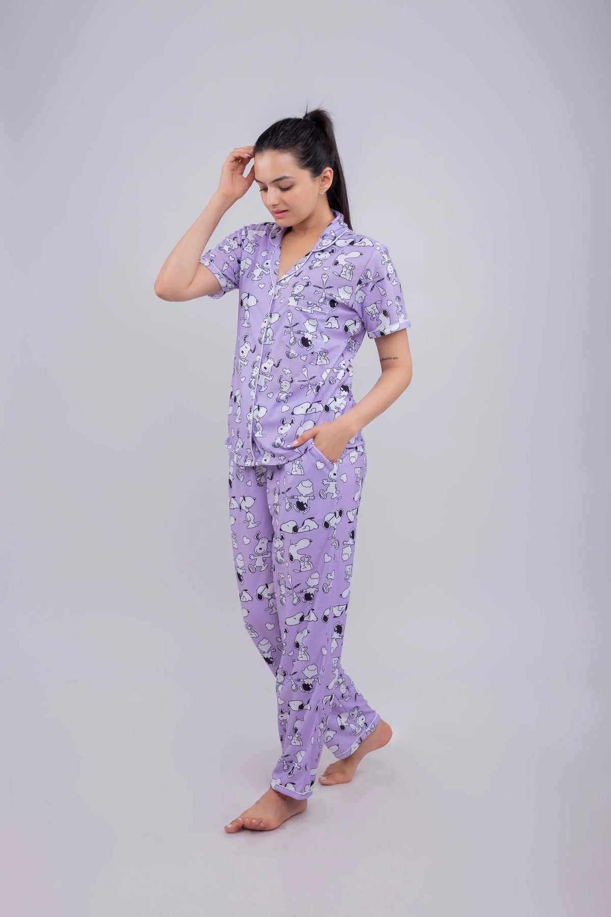 Pawsome Nightsuit Set | Women
