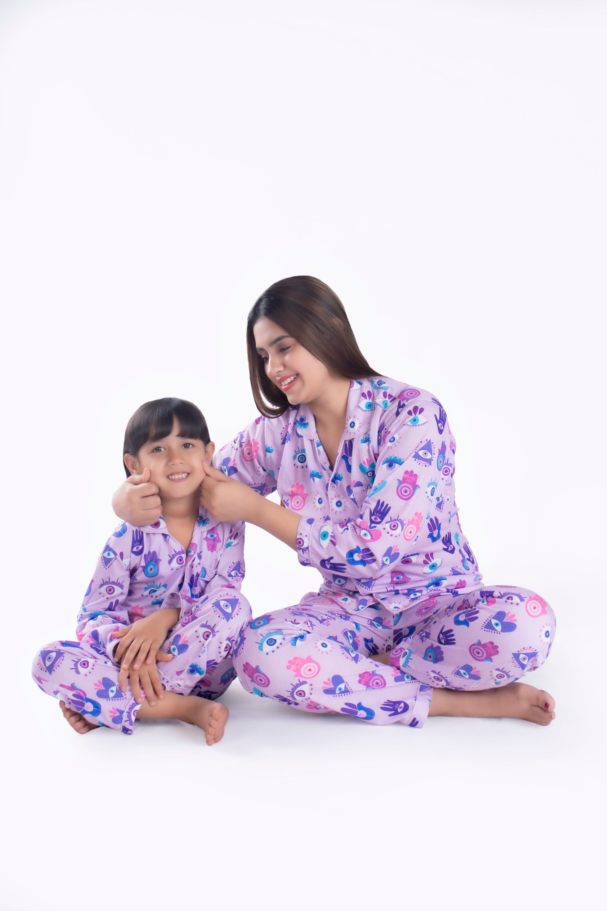 Evil-Eye Full Sleeves Twinning Set BabyAmour