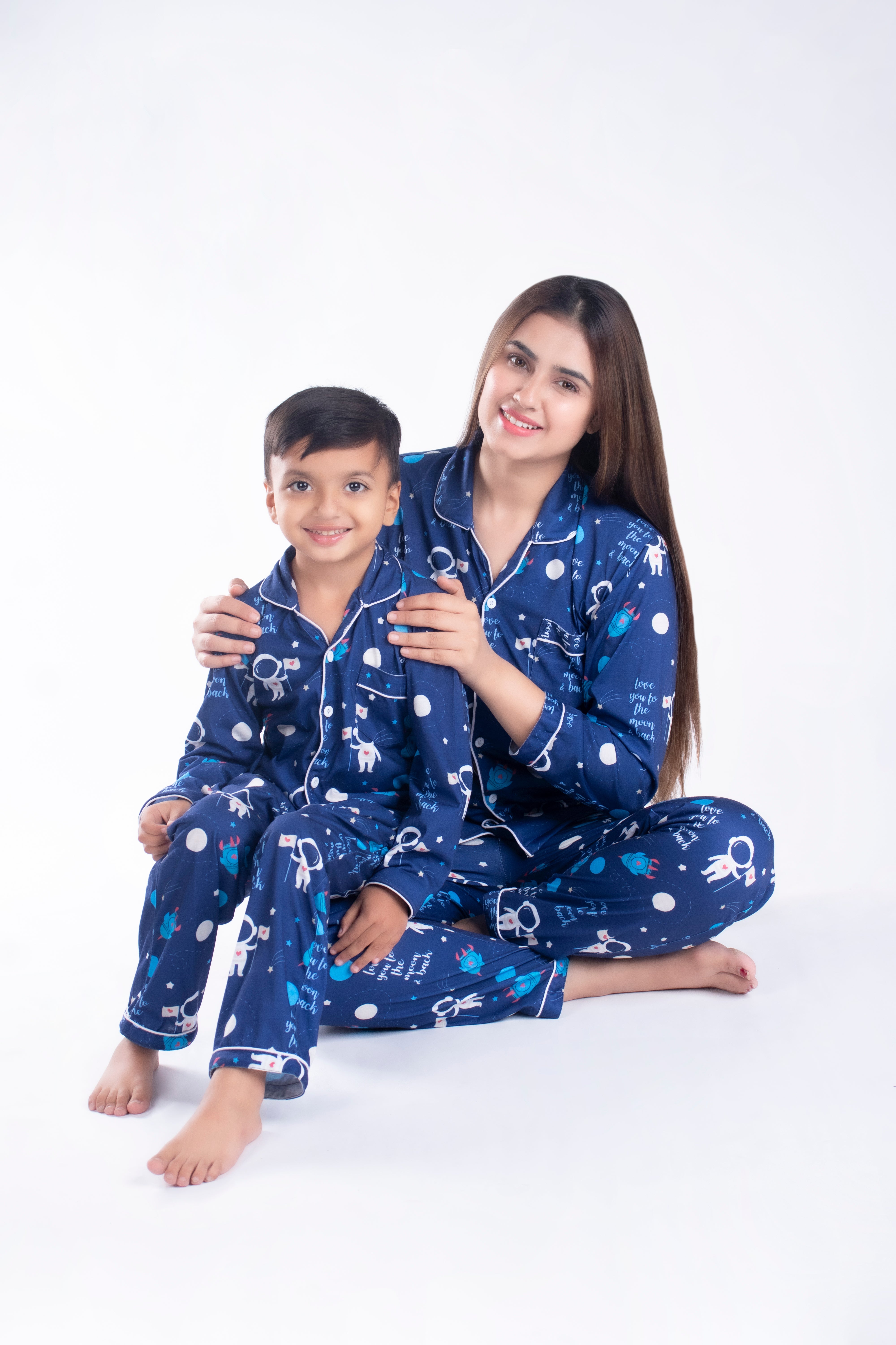 Once in a Blue Moon Full Sleeves Twinning Set