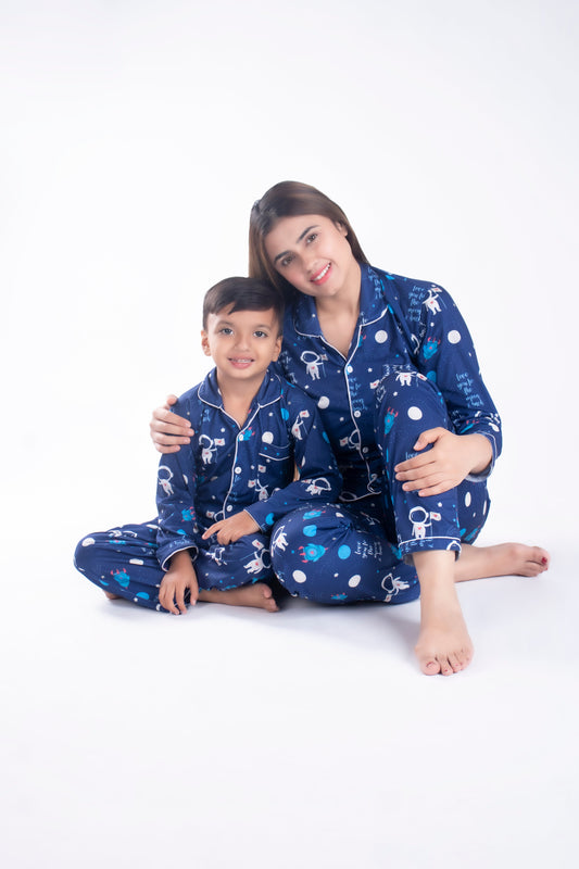 Once in a Blue Moon Full Sleeves Twinning Set