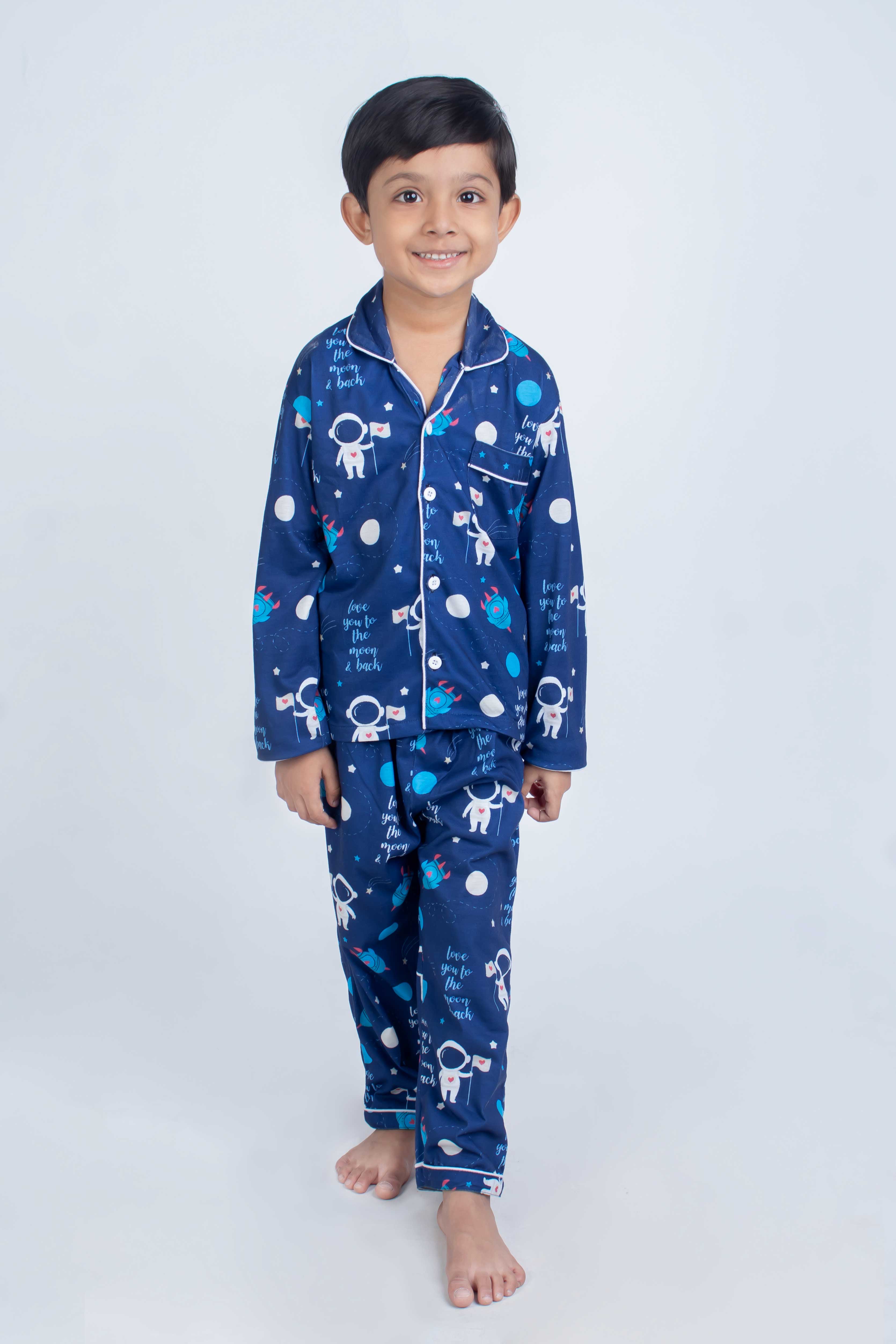 Once in a blue moon Full Sleeves Nightsuit Set | Babies & Kids BabyAmour
