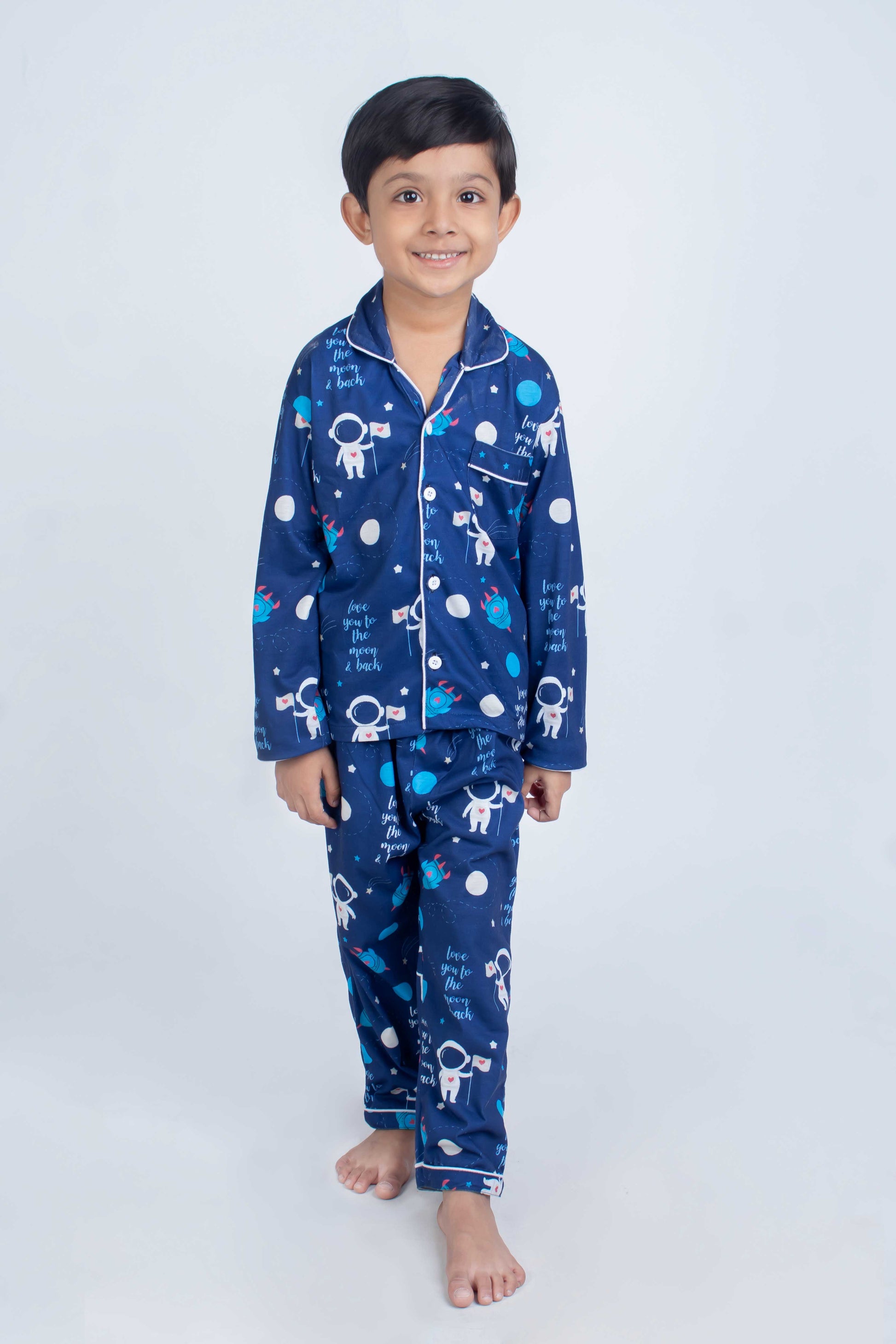 Once in a blue moon Full Sleeves Nightsuit Set | Babies & Kids BabyAmour