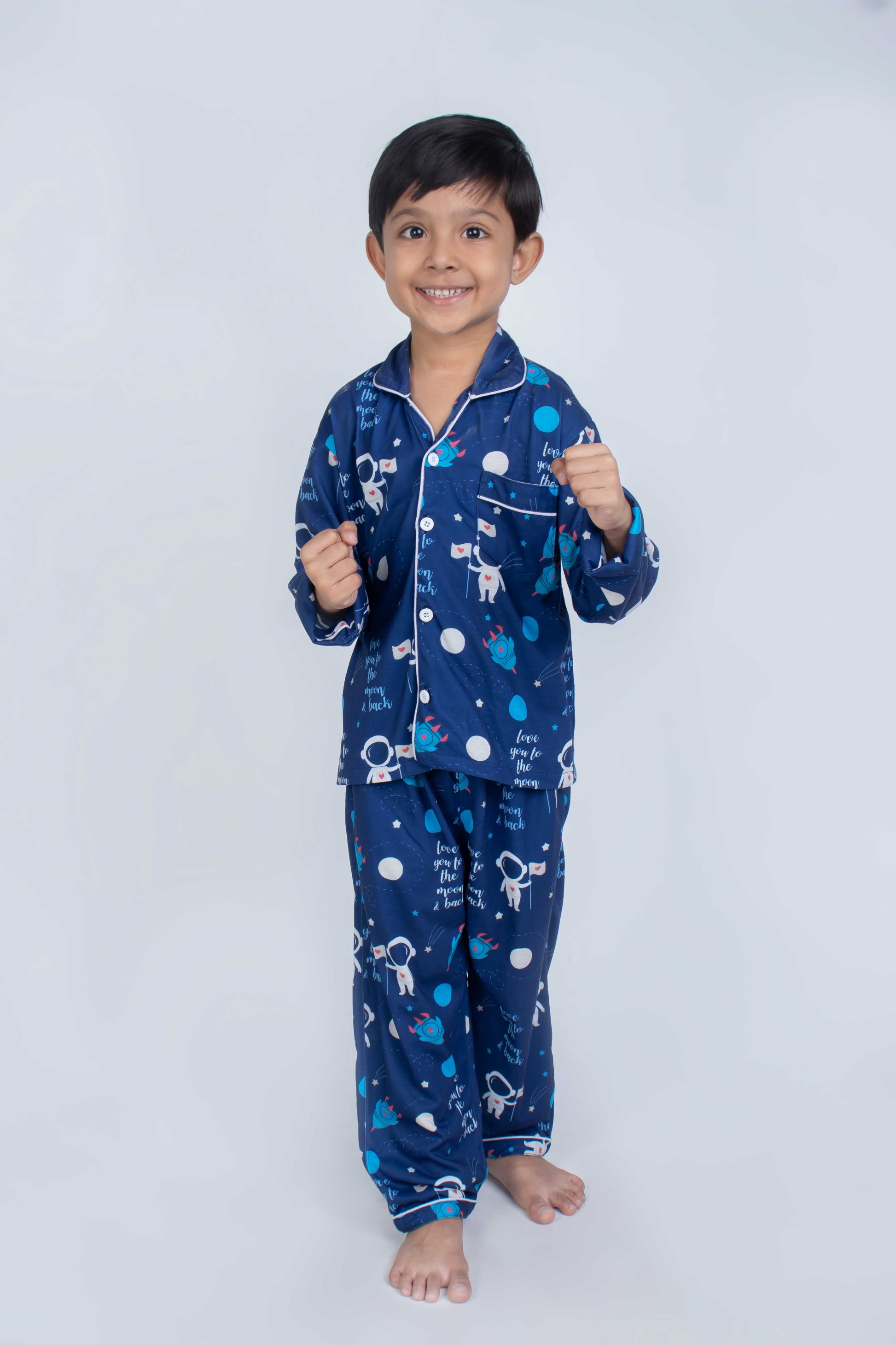 Once in a blue moon Full Sleeves Nightsuit Set | Babies & Kids BabyAmour