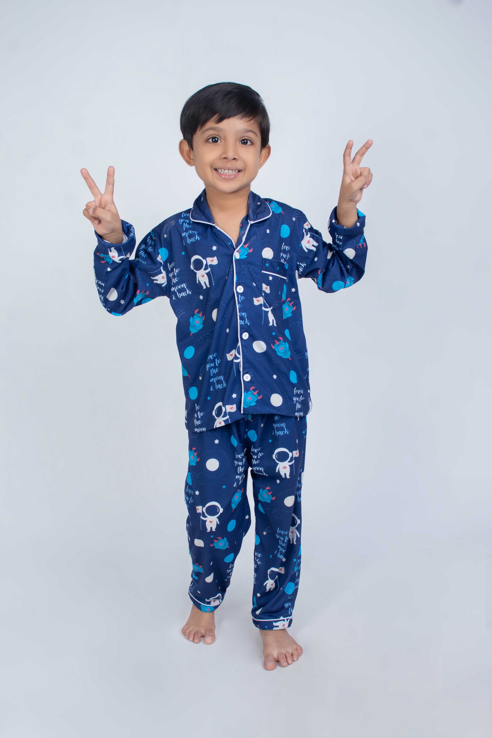 Once in a blue moon Full Sleeves Nightsuit Set | Babies & Kids BabyAmour
