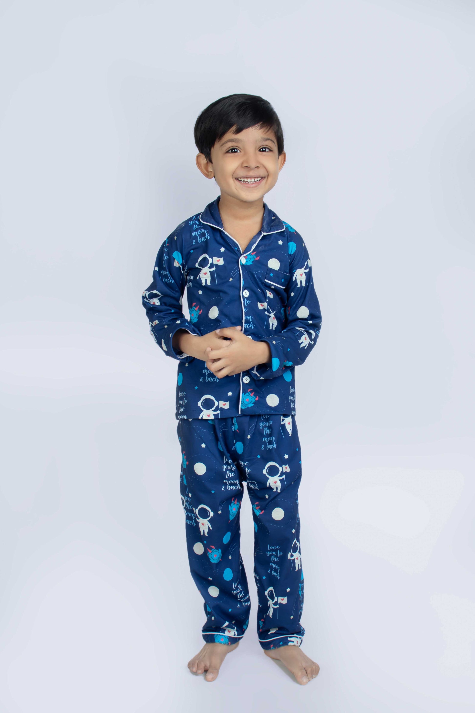 Once in a blue moon Full Sleeves Nightsuit Set | Babies & Kids BabyAmour