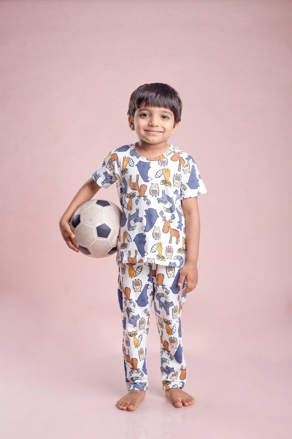 Dreaming in the Zoo Nightsuit Set | Babies & Kids My Store
