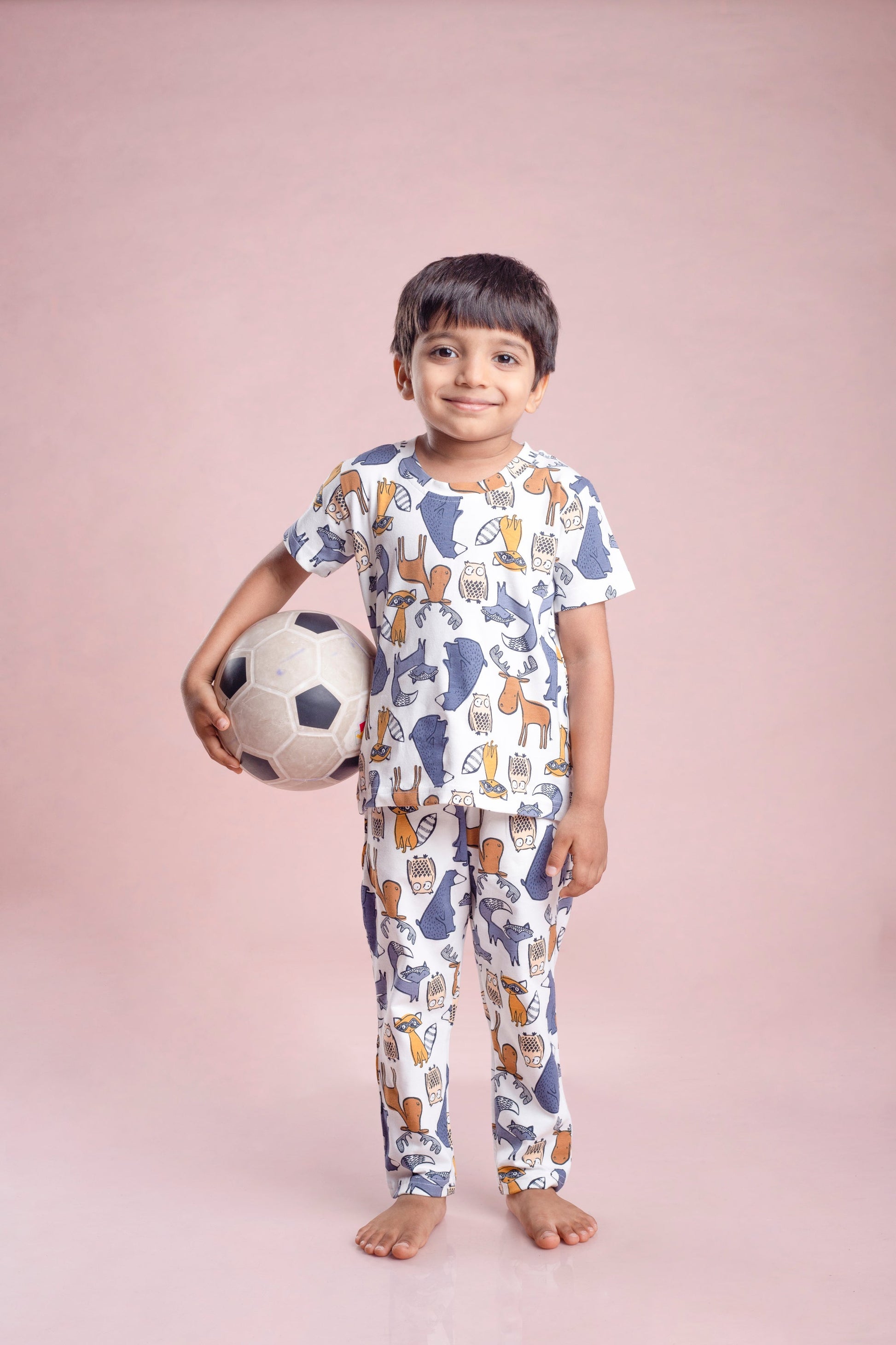 Dreaming in the Zoo Nightsuit Set | Babies & Kids My Store