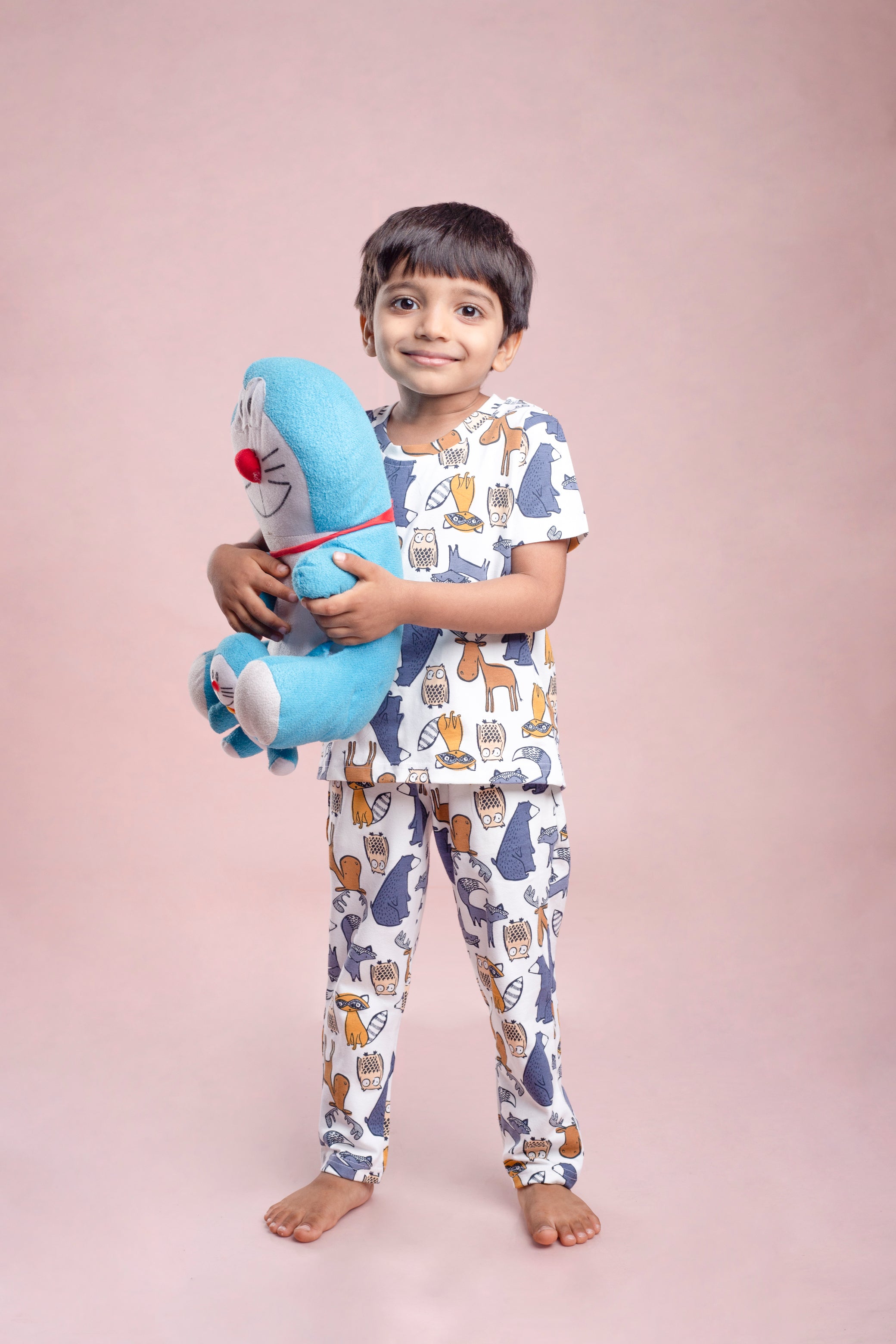 Dreaming in the Zoo Nightsuit Set | Babies & Kids My Store