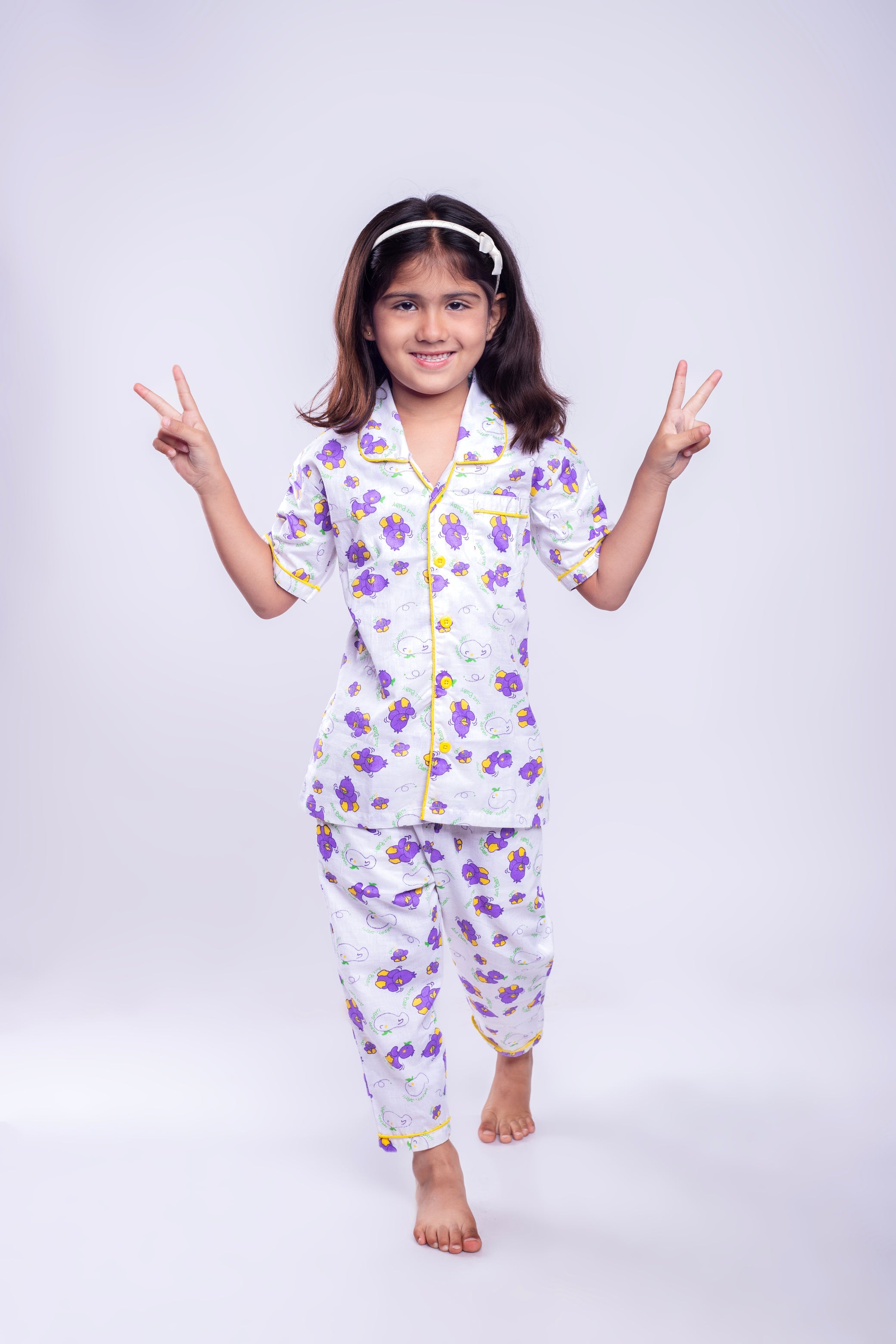 Pretty in Purple Nightsuit Set | Babies | Set of three My Store