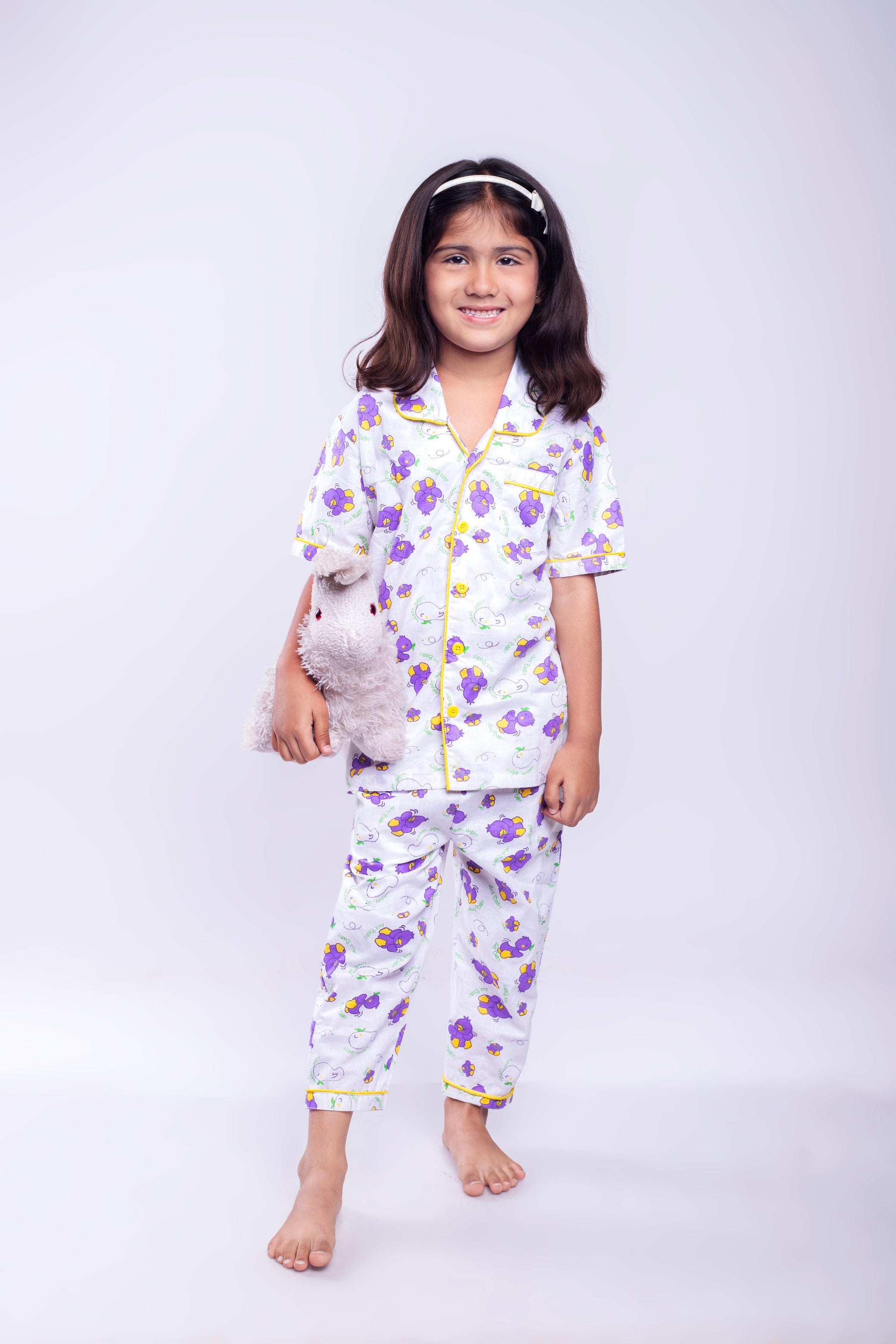 Pretty in Purple Nightsuit Set | Babies | Set of three My Store