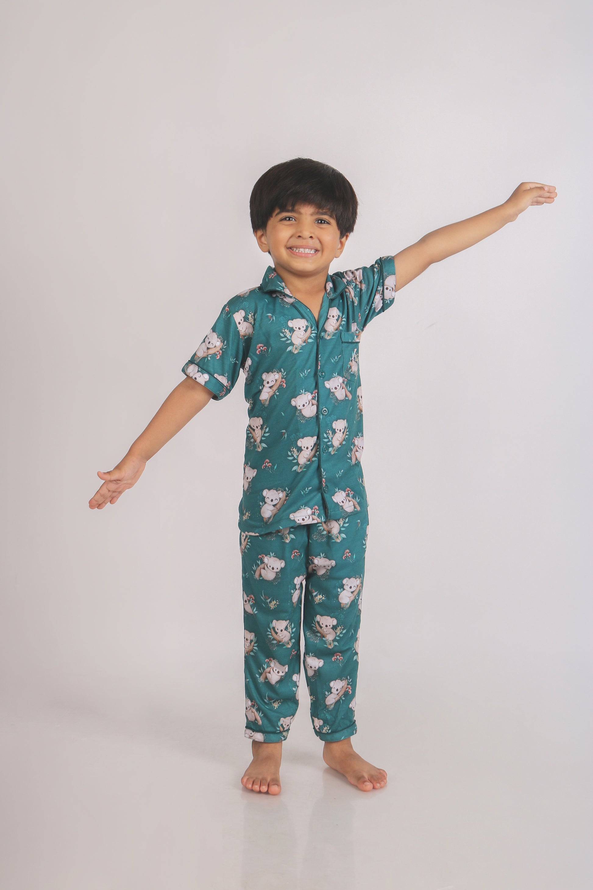 Koality Hugs Half Sleeves Nightsuit Set | Babies & Kids - BabyAmour