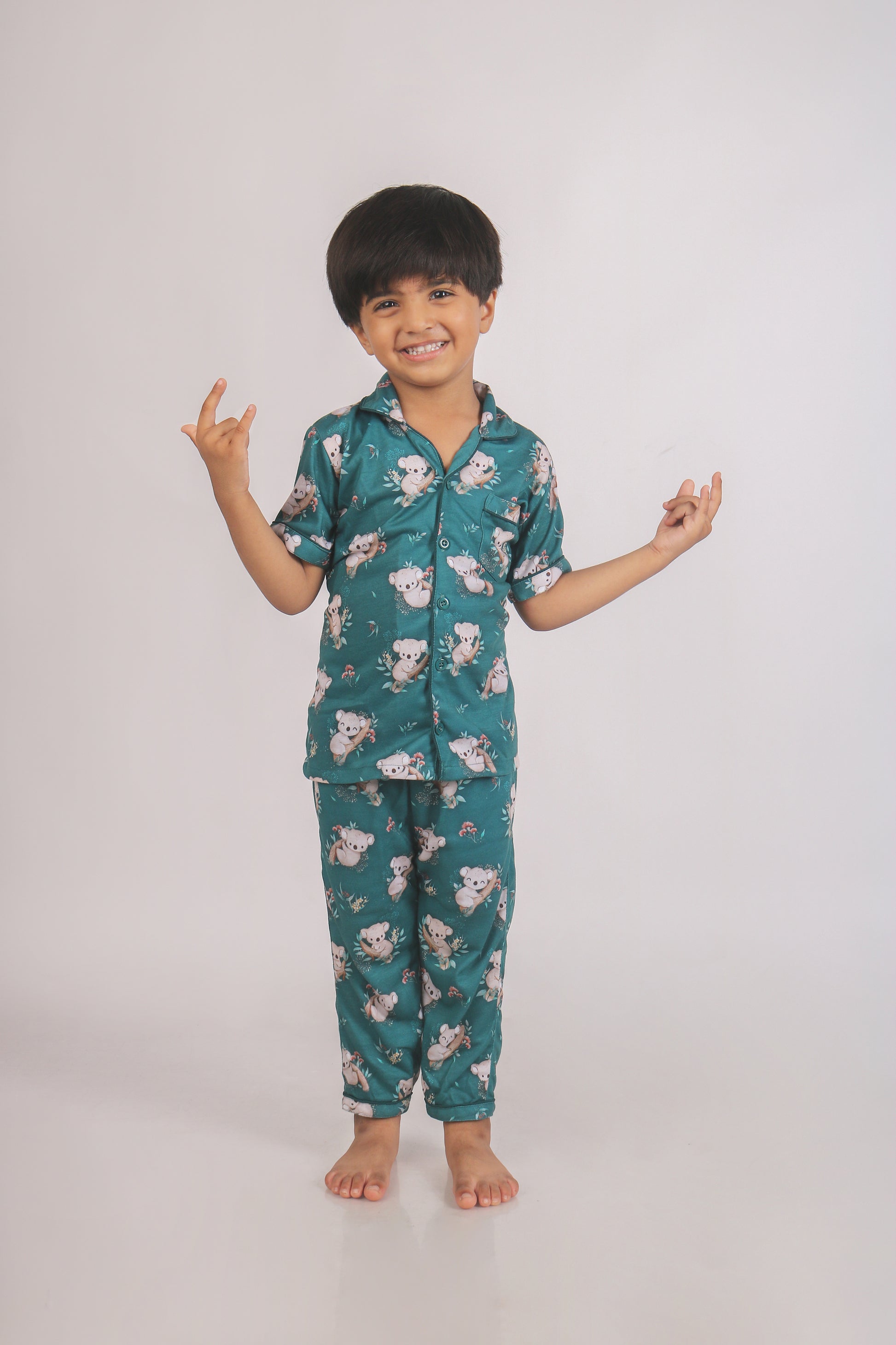 Koality Hugs Half Sleeves Nightsuit Set | Babies & Kids - BabyAmour