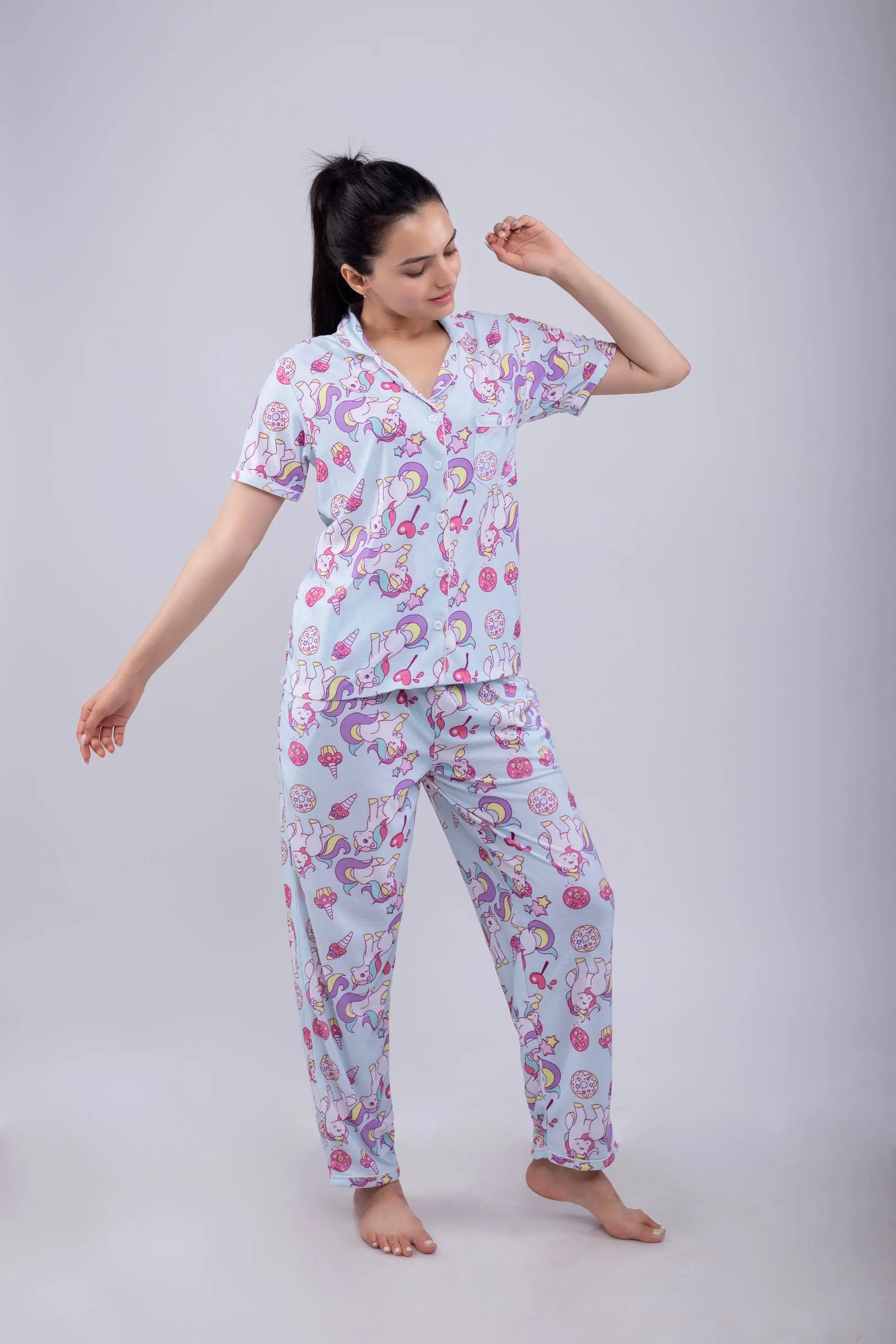 Magical Unicorn Nightsuit Set | Women - BabyAmour