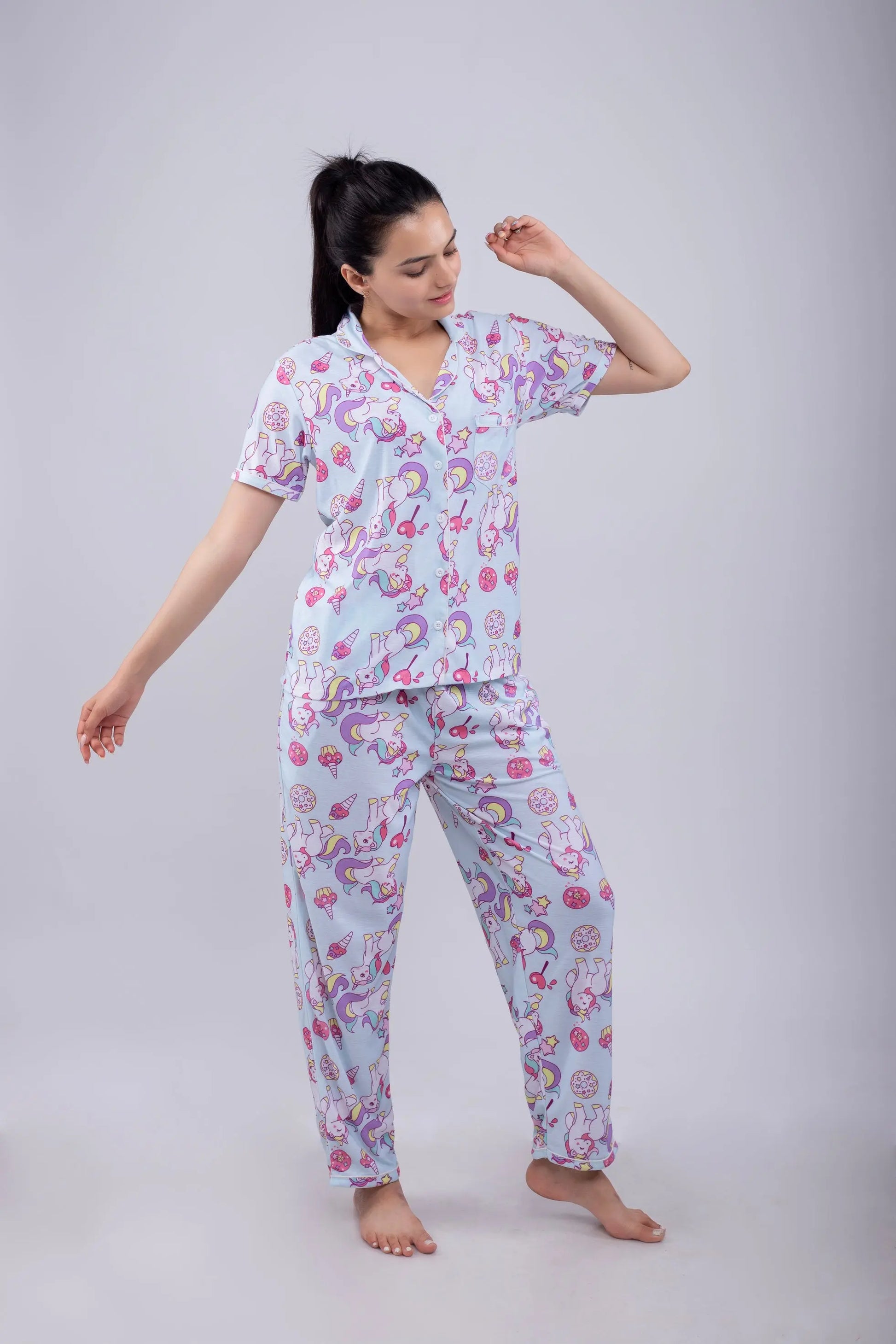 Magical Unicorn Nightsuit Set | Women - BabyAmour