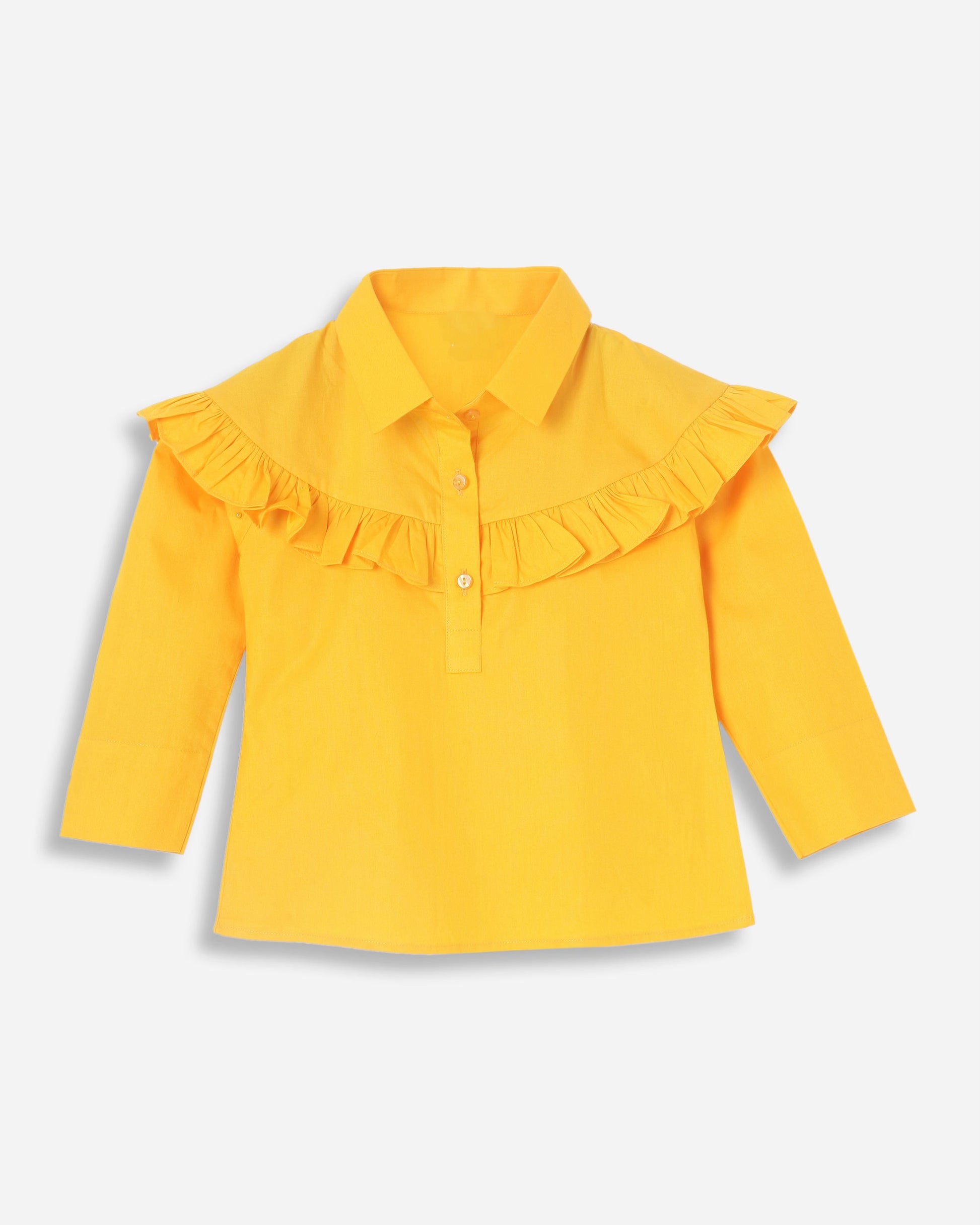 100% Cotton Mustard Yellow Shirt | Babies & Kids BabyAmour