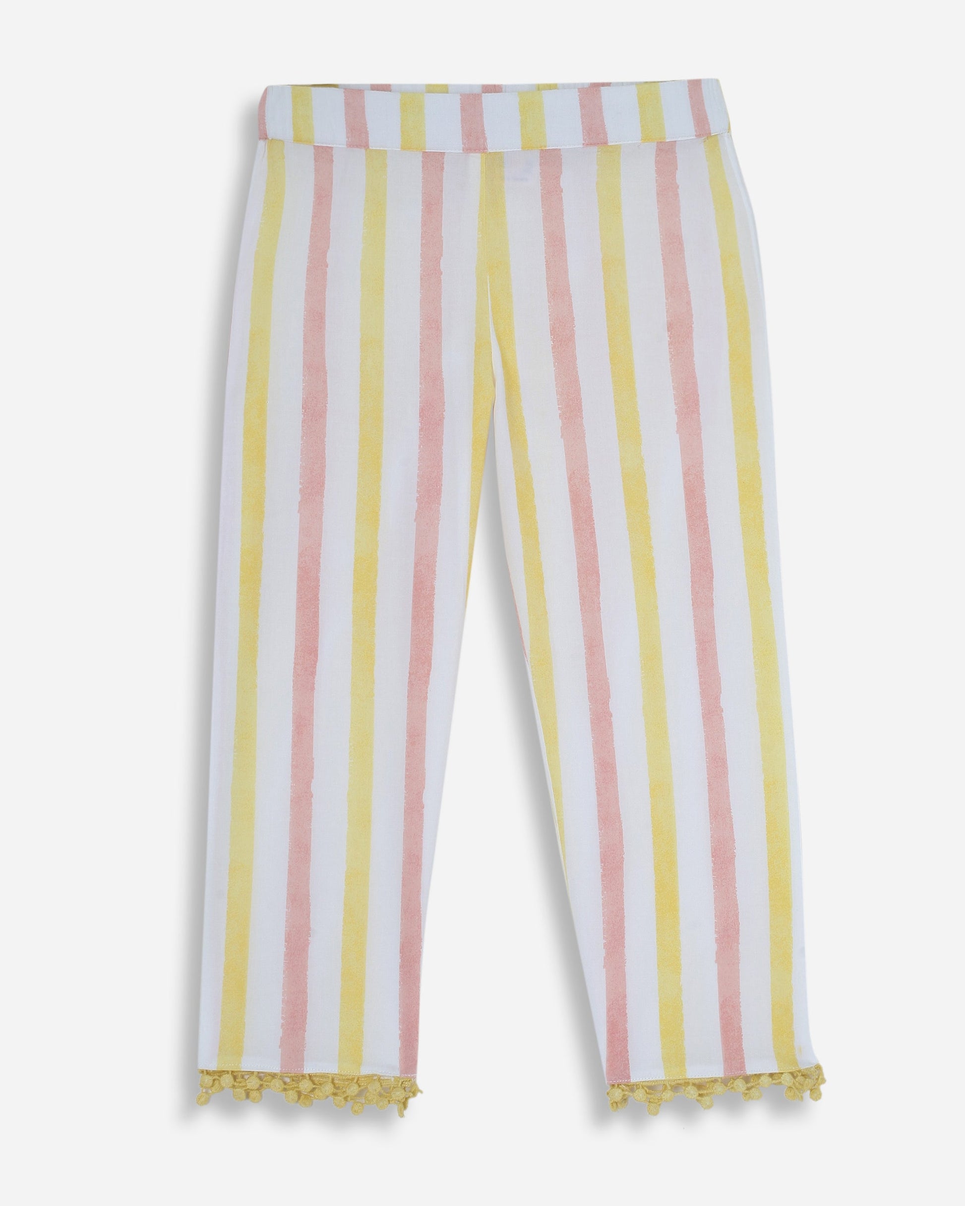 Yellow and Peach Striped Pants | Babies and Kids BabyAmour