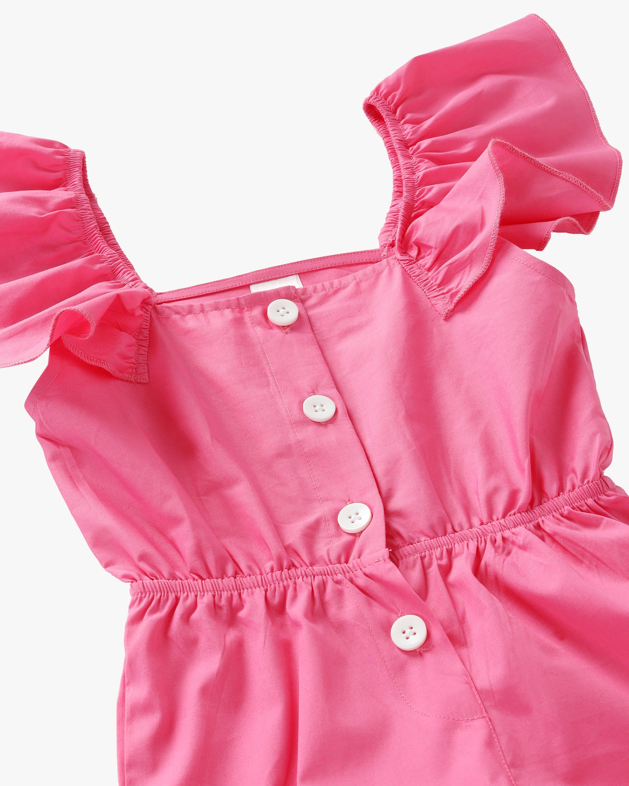100% Cotton Pink Jumpsuit BabyAmour