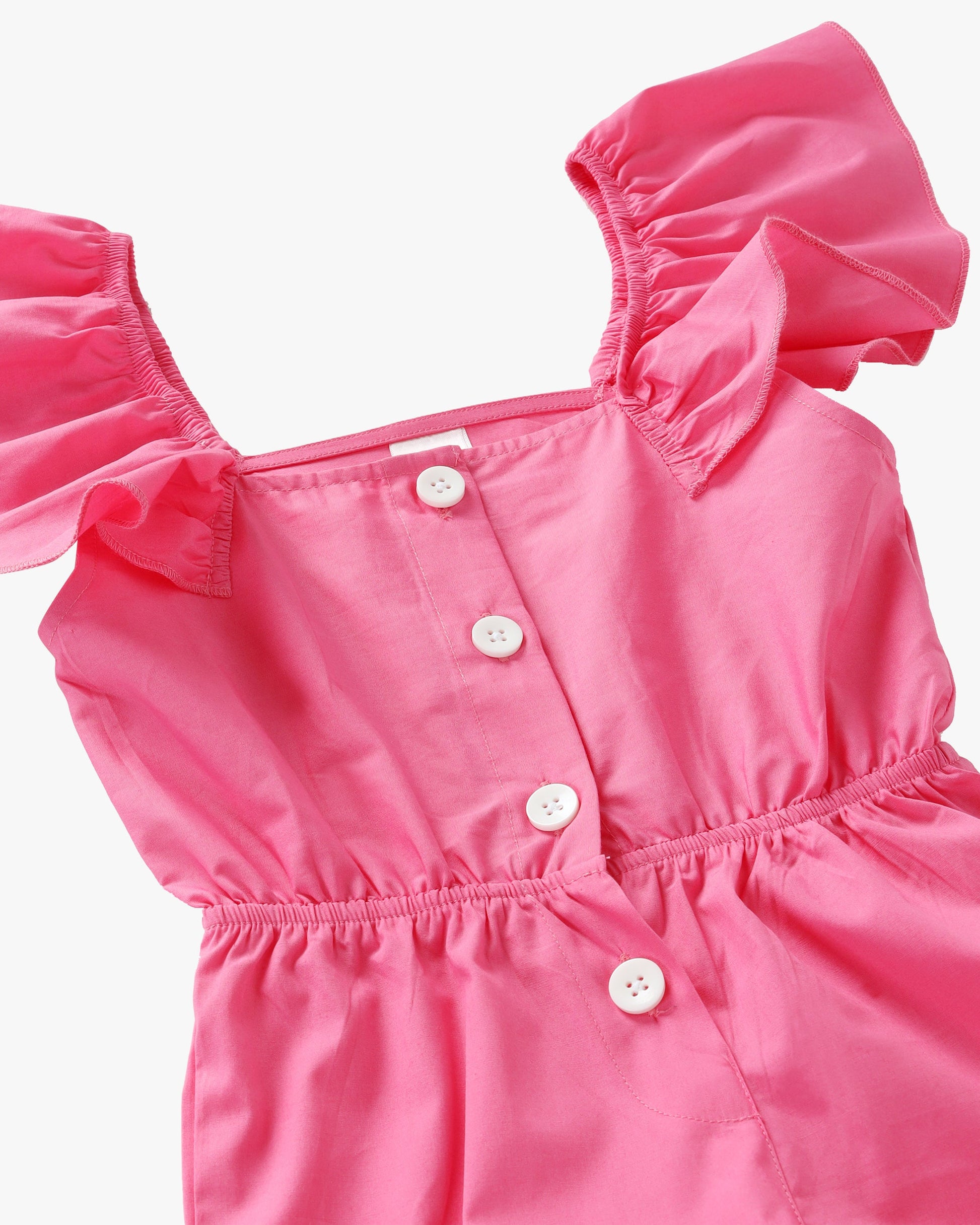 100% Cotton Pink Jumpsuit BabyAmour
